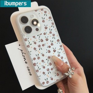 ibumpers Ốp Lưng IPhone Đẹp Hàn Quốc Hoa Tulip Hoa Hồng Họa Tiết Ốp Điện Thoại Trong Suốt Nhám Mờ TPU Mỏng Chống Sốc Chống Bẩn Cho IPhone 16 15 14 12 13 11 Pro Max IP 7 8 Plus X XS XR