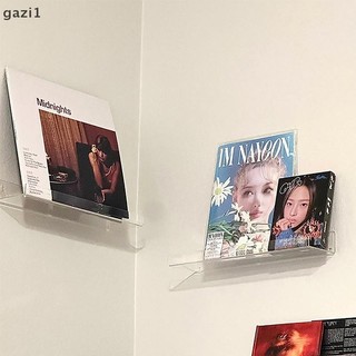 [gazi1] Kệ ghi âm trong suốt Giá đỡ treo tường Giá đỡ Album Acrylic Hiển thị LP hàng ngày của bạn để trang trí nhà cửa Boutique