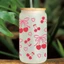 Nhãn dán chuyển LAKAM UV DTF, Nhãn dán quấn mịn màng, Đề can nơ màu hồng chống thấm nước cho cốc thủy tinh 16Oz