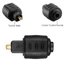 Bộ chuyển đổi âm thanh quang BTM Mini 3 5mm sang Toslink Bộ chuyển đổi quang học trong suốt
