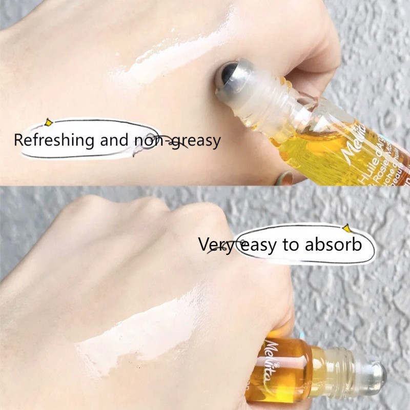 Dầu tinh chất chống nhăn Melvita kết cấu nhẹ 10ml làm sáng đường nhăn quanh mắt M9WW