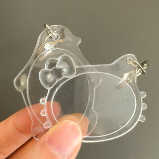 5 Loại Móc Khóa Ảnh Di Động Đơn Giản - Móc Khóa Ảnh Acrylic Đa Năng - Mặt Dây Chuyền Móc Khóa Hợp Thời Trang Y2K