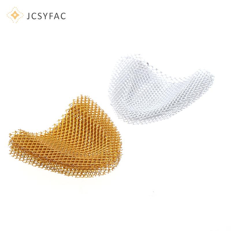 JCSYFAC 10 Cái / bộ Nha Khoa Ấn Tượng Lưới Kim Loại Khay Dùng Để Tăng Cường Răng Trên Nha Khoa Kim Loại Gia Cố Lưới Răng Miệng Phụ Kiện Nha Khoa Mới