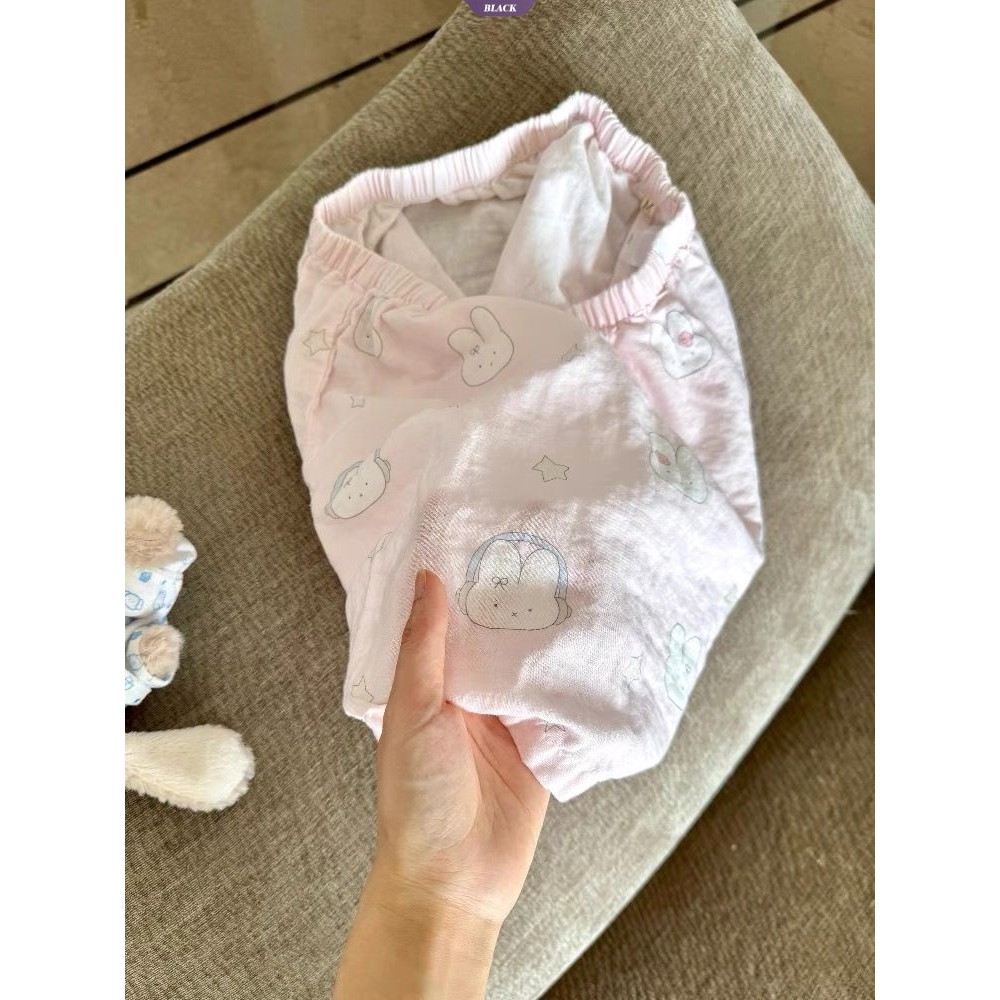 Ins Style Nhật Bản Bộ Đồ Ngủ Thỏ Miffy Dễ Thương Nữ Mùa Hè Mới Ngọt Ngào Học Sinh Quần Short Tay Ngắn Bộ Đồ Gia Đình [BL]