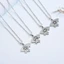 FUHUIOT 4 Cái / bộ Vòng Cổ Ghép Hình BFF, Bộ Trang Sức Đầy Màu Sắc Vòng Cổ Mãi Tốt Nhất, Vòng Cổ Kim Cương Giả Thời Trang Kết Hợp Nối Mặt Trời Mặt Trăng Đám Mây Ngôi Sao Vòng Cổ Tình Bạn