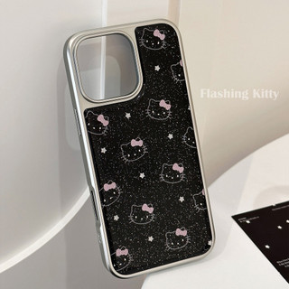 [Sheren] Vỏ điện thoại Gilt Star Cat Thích hợp cho i16 15 14 13 12 11 pro max Vỏ bảo vệ chống sốc