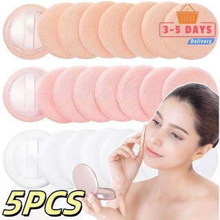 [3-5 Ngày Đến] Bọt Biển Puff Air-Cushion / Dụng Cụ Puff Cotton Nghệ Sĩ Trang Điểm / Bột Khô Cotton / 3 Màu (60mm) / 1 / 3 / 5 Cái / dành cho Dụng Cụ Trang Điểm Ướt Kép Khô