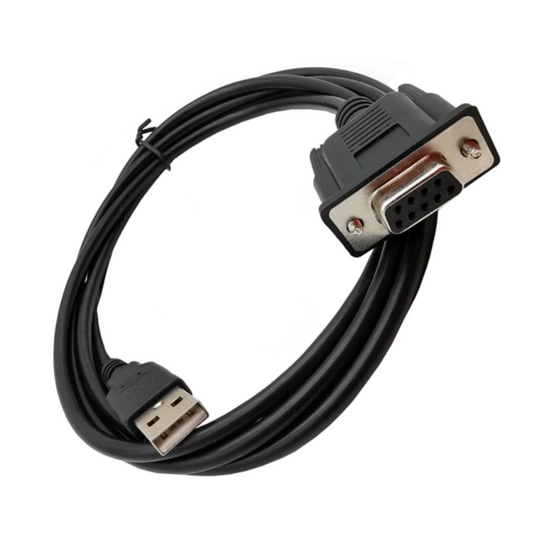 USB to Serial Cable Adapter, USB Male to RS232 Female Serial Cable 1 ...