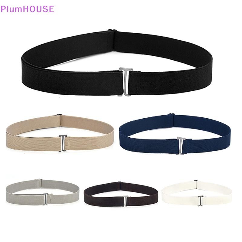 PlumHOUSE Vô Hình Khóa Thắt Lưng Nhựa Co Giãn Nam Nữ Có Thể Điều Chỉnh Thắt Lưng Thời Trang VN