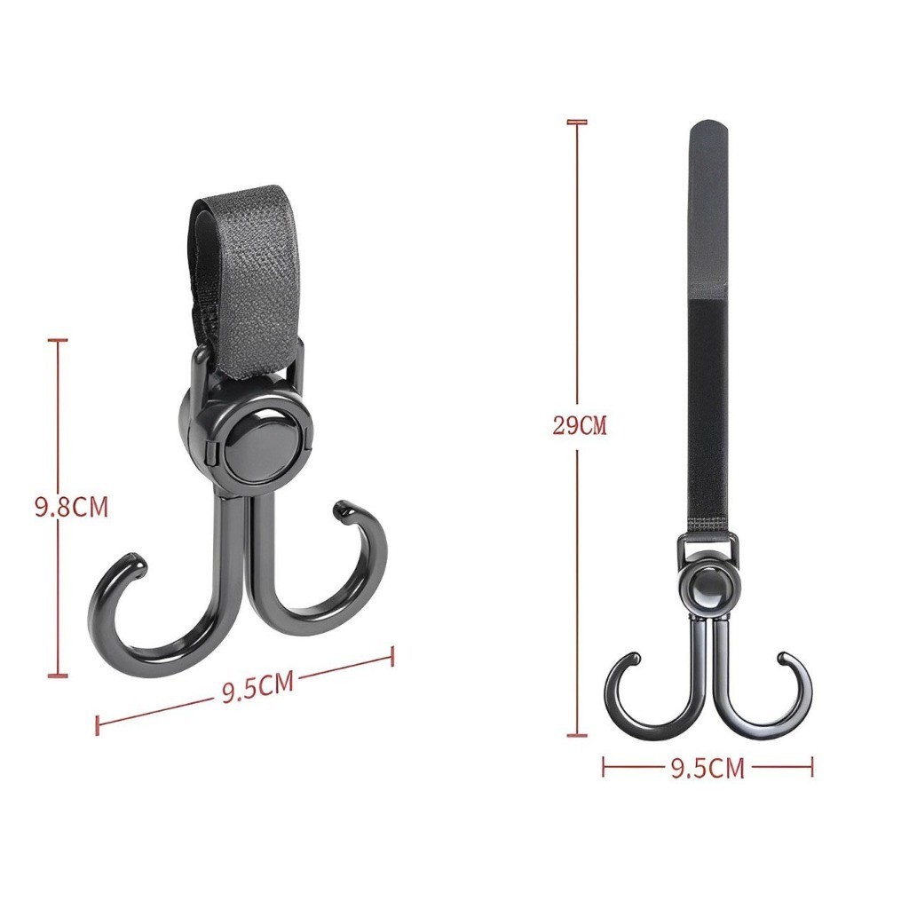 set 5 Móc Treo Đồ Gắn Càng Xe Đạp, Xe Máy, Xe Đạp Điện, Xe Đẩy Đa Năng giá rẻ