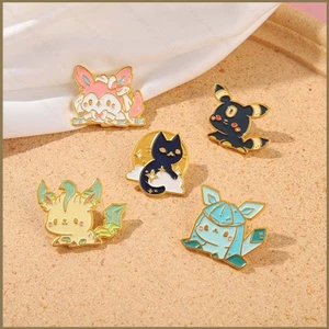HK1 Anime Pikachu Men Thổ Cẩm Chân Hoạt Hình Dễ Thương Pokémon Vé Áo Huy Hiệu Trang Sức Thời Trang Phụ Kiện Quà Tặng Cho Bạn Bè