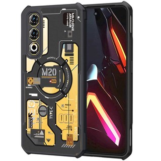 Ốp Điện Thoại Luxur Cho ZTE Nubia Neo 3 GT Ốp Lưng Acrylic Trong Suốt Chống Rơi Vỏ Cứng Siêu Mỏng Cho Nubia Neo 2 Neo 3 5G NO.39