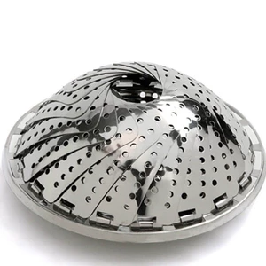 Vỉ Hấp Inox Dày 3 Chân Size 24cm – Dùng Hấp Đồ Ăn, Đồ Xôi, Kèm Hộp Đựng