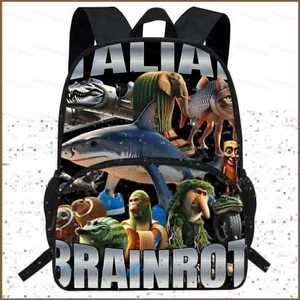 YT2 Ba Lô brainrot Ý Cho Học Sinh In Dung Tích Lớn Anime Tralaelo Tralalala Túi Đi Học TY2