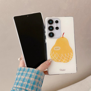 Ốp điện thoại hình trái cây mỏng S23Ultra có thể so sánh cho Samsung s20fe S21 S21PLUS S22 S23 S24 Vỏ siêu chống sốc S25 Plus S25ultra
