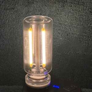 Cminyp Retro USB LED Dây Tóc Cảm Ứng Làm Mờ Bóng Đèn 5V Retro LED Edison Bóng Đèn Ngủ Cắm Trại Sợi đốt Trang Trí LED Lighg Glory