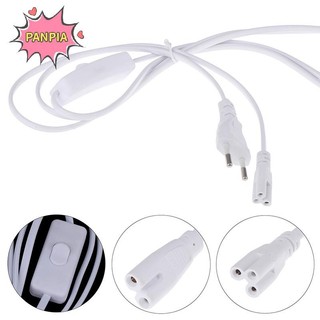 Pnpia 1.8m Dây Điện Cáp Cắm EU Cho T5 Ống LED T8 Dây Sạc Điện Kết Nối Boutique