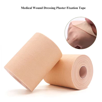 1 Cuộn Keo Y Tế Vết Thương Mặc Băng Không Dệt Băng Gạc Thoáng Khí Kim Thạch Cao Cố Định Băng Phẫu Thuật Cuộn