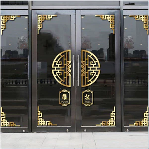Trang trí lễ hội cửa kính, cửa đôi, cửa trượt, cửa sổ cho nhà hàng Trung Quốc 11.28