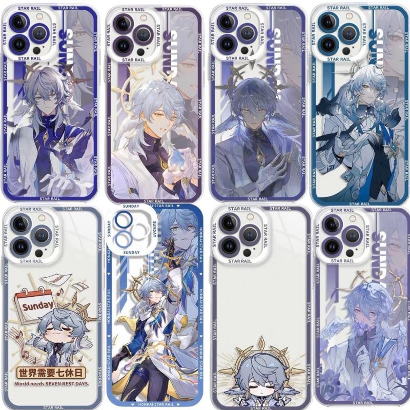 Ốp Lưng Cho OPPO A60 Reno 10 11 5G 10 11 Pro 11F 8 10 Pro Plus A38 A18 A79 A98 A78 Ốp Lưng Chủ Nhật Honkai Star Rail Clear Angel Eyes Thiết Kế Mới Mềm Chống Sốc