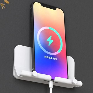 [GOU] Móc sạc treo tường Phiên bản mở rộng Móc kép Máy tính bảng Sạc điện thoại Giá đỡ điện thoại gắn tường miễn phí cho phòng ngủ Phòng khách Nhà bếp Tương thích với tất cả điện thoại hoặc