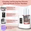 Máy làm sạch & sấy khô cọ trang điểm 3 trong 1 ORDOBOX, dùng điện USB, tự động, kèm giá sấy, thiết kế cầm tay