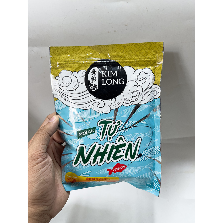 Cám Kim Long Tự Nhiên Mồi Thơm Câu Cá (Gói 200gram)