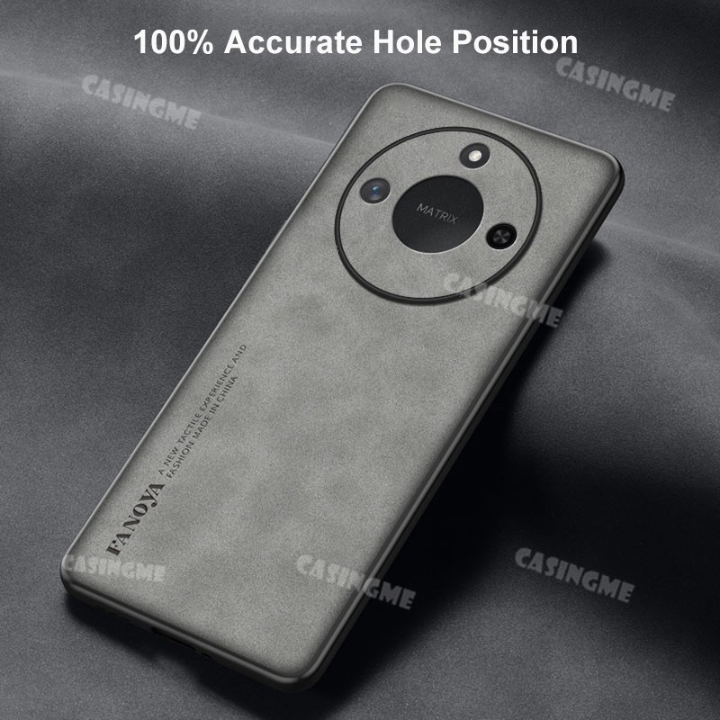 Honor X9C Smart 5G 2024 Vỏ Họa Tiết Da Cho Honor X9cSmart HonorX9cSmart X9C X9 C Smart 4G 5G 2024 Bảo Vệ Ống Kính Vỏ Điện Thoại Thời Trang Ốp Lưng Chống Sốc