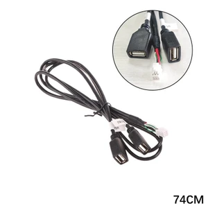 Tmoy Đa Phương Tiện Máy Nghe Nhạc Ô Tô Dây Dây Cắm Kết Nối 6 Pin Dual USB Giao Diện Cáp Adapter Cho Android Radio Navigation TCS