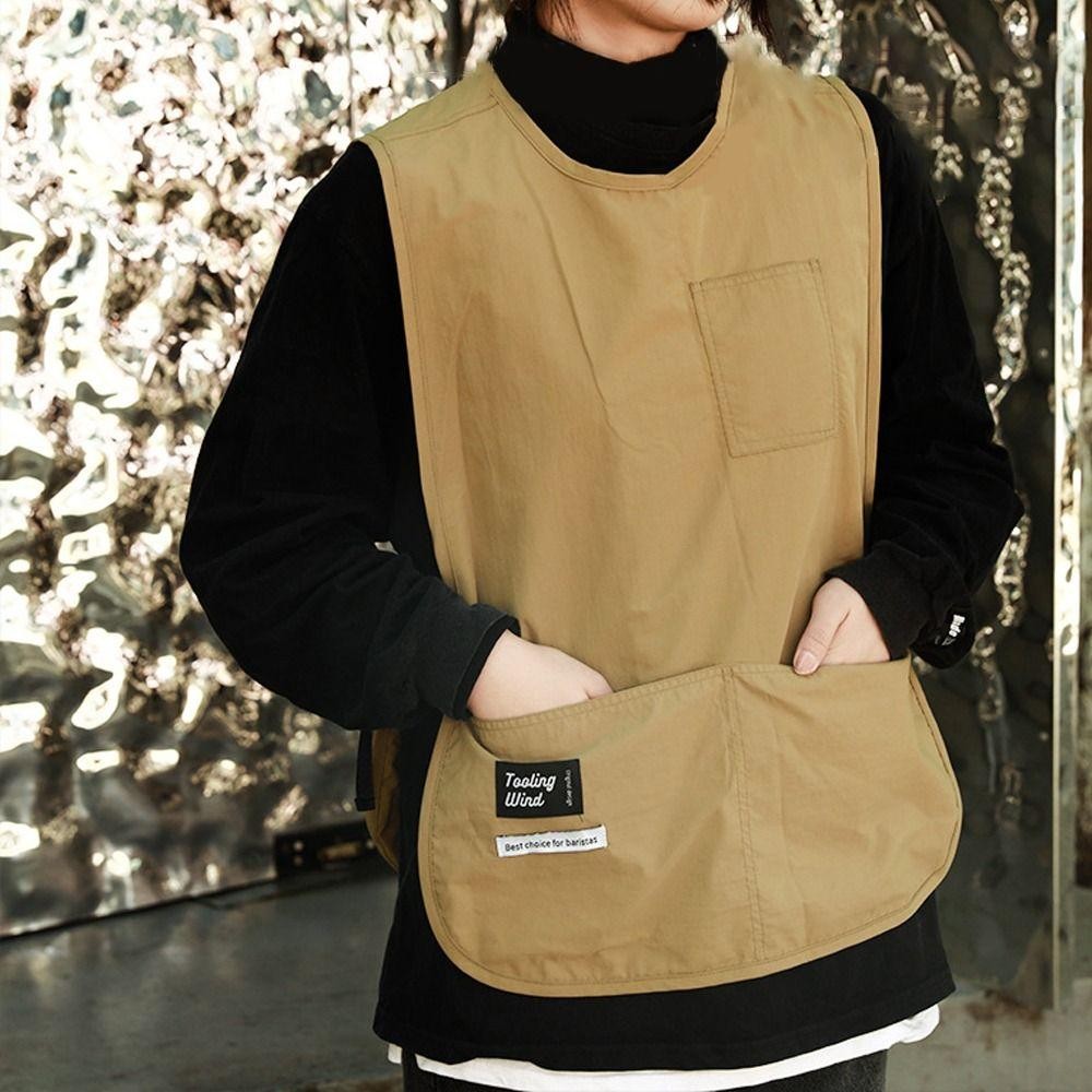 Tạp dề chống vết bẩn CHEESELY, Tạp dề tay chống bẩn thoáng khí, Áo Vest Nylon đa năng đơn giản Phong cách Tạp dề nhà bếp chống nước Phụ kiện làm sạch