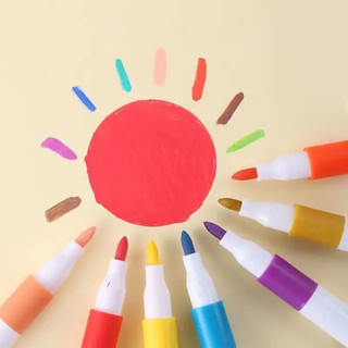 [60 màu 3 tầng] Combo 60 Màu Acrylic Marker Cao Cấp Hộp Nhựa 3 Tầng Màu Sắc Tươi Sáng - Bút Lông Màu cho bé sáng tạo