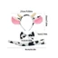 3 Pcs/set Cow Animal Headwear Set Kids Girls Boys Headbands Tie Halloween fo