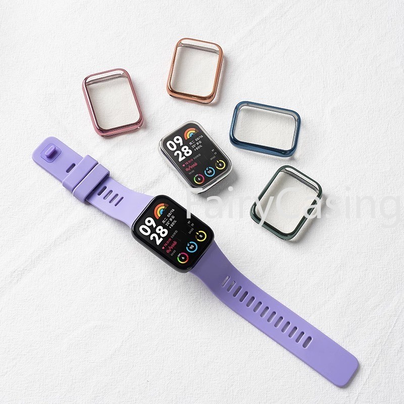 Full Cover Cho Xiaomi Mi Band 9 Pro TPU Mềm Toàn Diện Vỏ Bảo Vệ Ốp Lưng Cho Mi Band 9 8 Pro Phụ Kiện