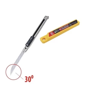 Dao rọc giấy 30 độ vỏ kim loại Deli 2034.