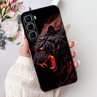 Ốp Chống Sốc Cho Infinix Hot 50 Pro Plus 4G Ốp Lưng X6881 X6880 Phim Hoạt Hình Lion Tiger Vỏ Điện Thoại Mềm Cho Hot 50 Pro + Vỏ 4G