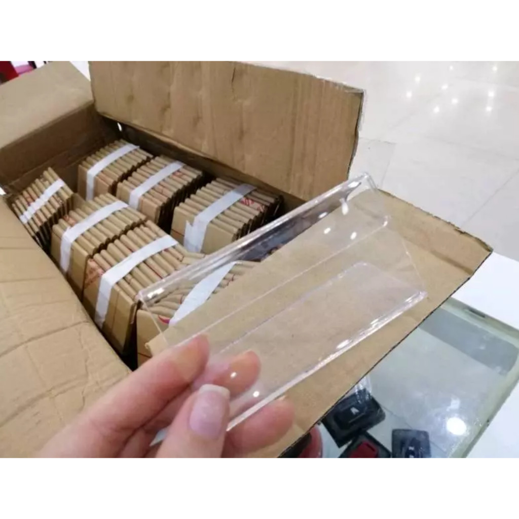 Bảng tên menu mica 1 mặt 9x 5,5cm.