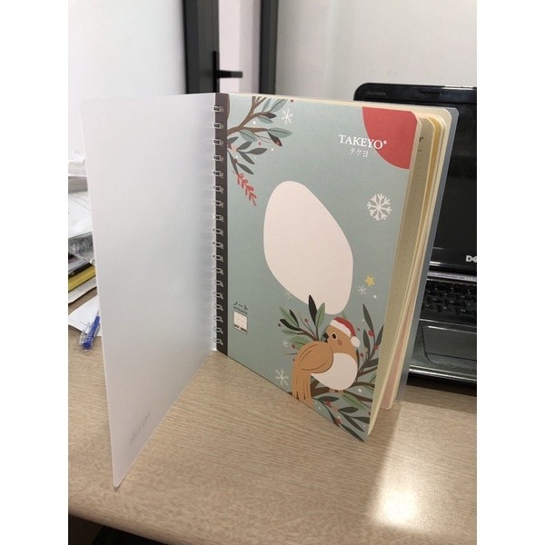 Sổ Takeyo ruột giấy chấm Dot Grid MY LIFE bìa nhựa 200 trang. - Văn phòng phẩm