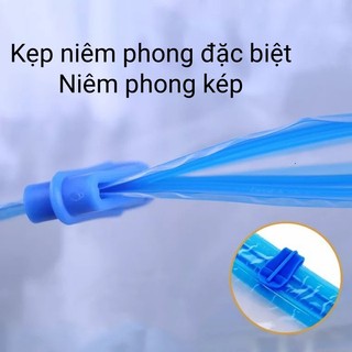 Trong suốt túi hút chân không quần áo, Túi Chân Không To Dày Đựng Quần Áo, Kèm bơm hút