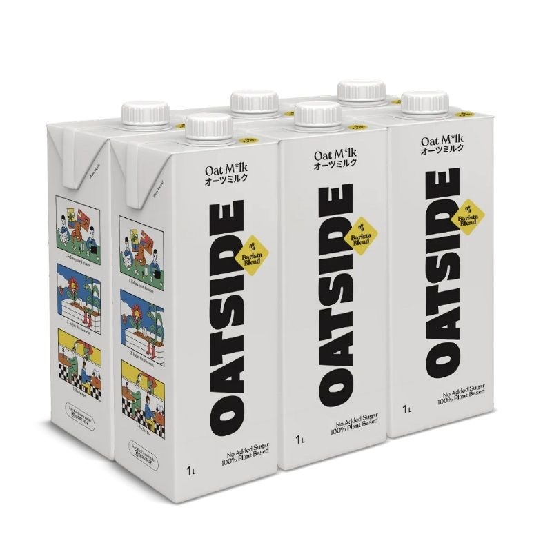 Sữa yến mạch Oatside hộp 1L - THÙNG 6 HỘP