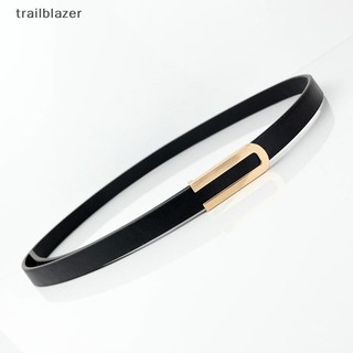 Trailblazer Thắt Lưng Nữ Tối Giản Khóa Pin Da Mỏng Thắt Lưng Nữ Cho Quần Jean Váy Quần Mới
