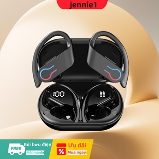 Tai nghe BT 5.3 Tai nghe chống nước Tai nghe nhét tai để chạy bộ thể thao Phòng tập thể dục O [jennie1.vn]