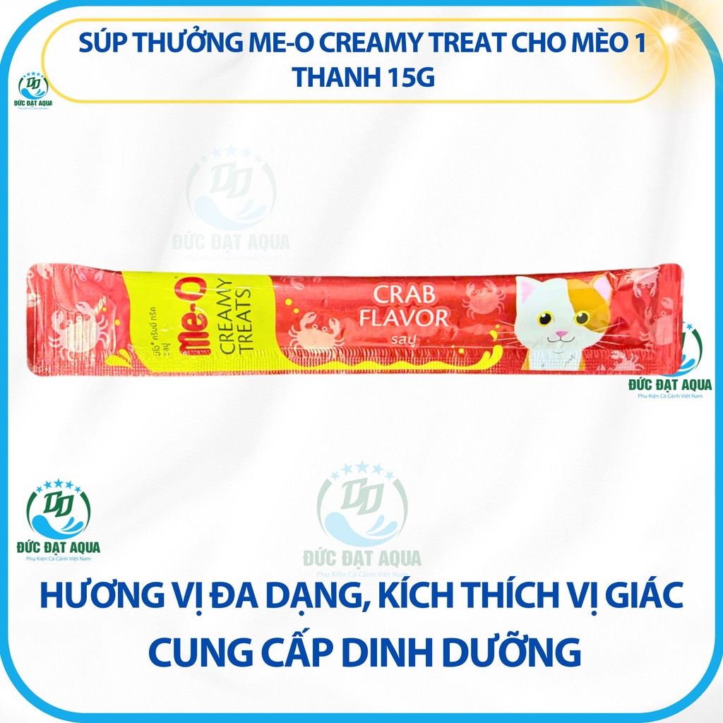 Súp thưởng Me-o Creamy Treat cho mèo 1 thanh 15g Có súp thưởng, mèo cưng mê tít date mới nhất 2