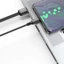 Cáp USB C tự động WU Cáp USB sang USB C Micros USB để truyền dữ liệu sạc nhanh