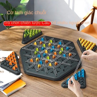 Đồ Chơi Cờ Tam Giác Trí Tuệ Nối Dây Chun, Trò Chơi Liên Kết Tam Giác Game, Phát Triển Tư Duy Cho Bé.