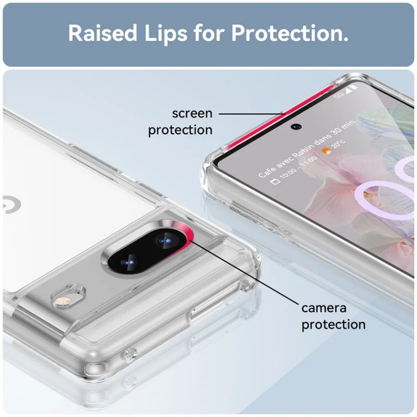 Dành Cho Google Pixel 7 Ốp Lưng Google Pixel 7 Capa Ốp Lưng Chống Sốc Trong Suốt Nhiều Màu Fundas Google Pixel 7 8 Pro 7A