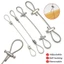 Dây GAVESTO, Thép không gỉ có dây treo khóa, Khả năng tương thích rộng 1,5 / 2 / 3 / 4mm Có thể điều chỉnh có thể thu vào trang trí treo