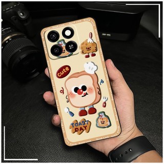 Ốp TPU chống sốc cho ZTE Blade A35/A55, vỏ bảo vệ bền, thiết kế Graffiti, chống bụi, thời trang