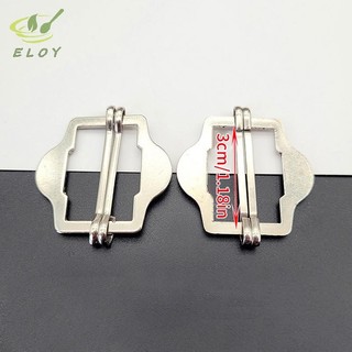 [MAO] 3 Chiếc Kim Loại Hai Trượt -Glide Buckles Cho Phù Hợp Với Áo Vest Vai Túi Da Dây Đeo Dây Thanh Trượt Điều Chỉnh Khóa Hình Chữ Nhật VN