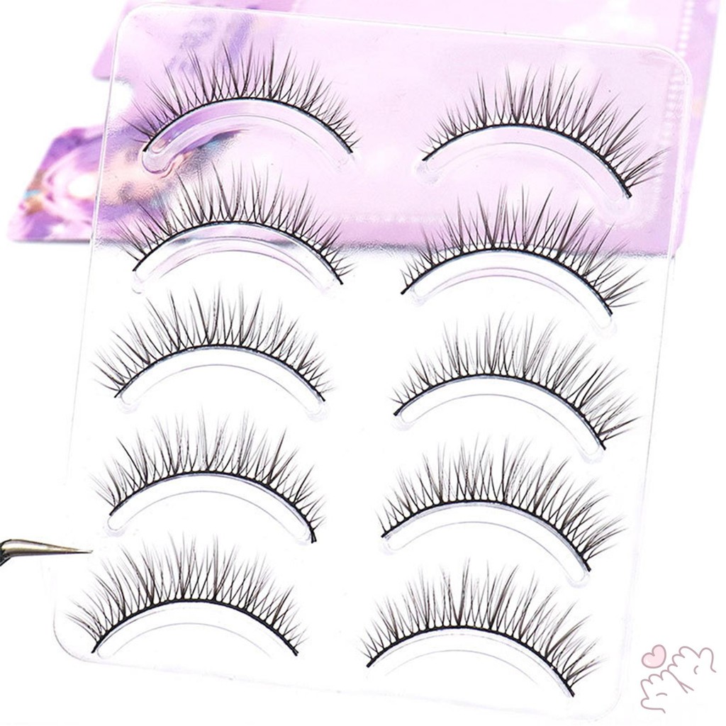 Dây Đen DIY Lông Mi Giả Lông Mi Lông Tơ Tự Nhiên Wispy Mi Món Quà Hoàn Hảo Cho Bé Gái Hoặc Nữ
