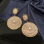 T Tính Khí Thời Trang Đẹp Tính Khí Bông Tai Tròn Zircon Sang Trọng